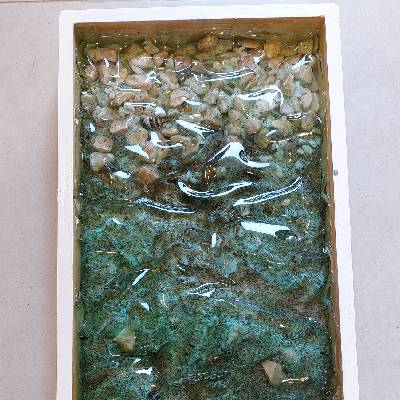 Beach Serenity Resin Artwork