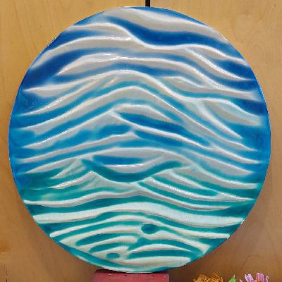 Carved Wood and Resin Art